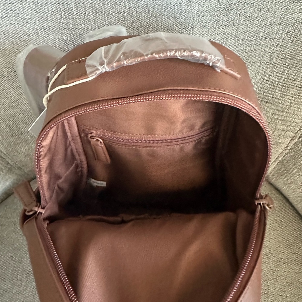 Beis Nwt Essential Mini Backpack In Maple - image 4